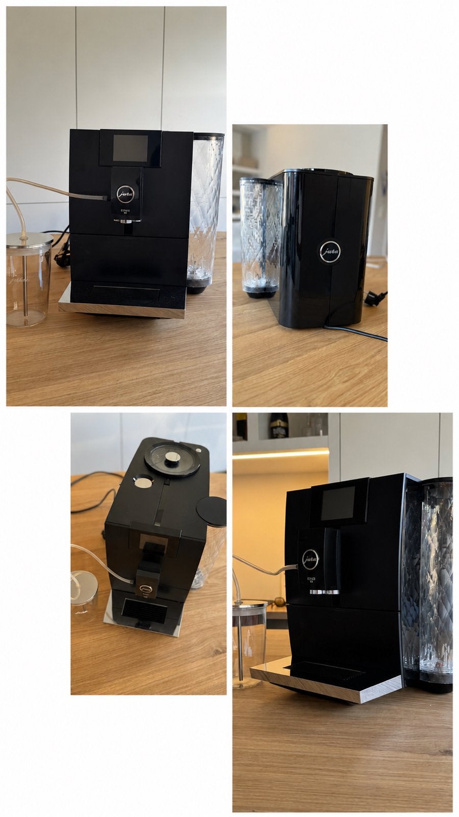 Jura Ena 8 Volautomatisch koffiemachine, Gebruikt, 4 tot 10 kopjes, Afneembaar waterreservoir, Koffiebonen