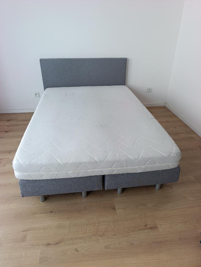 Boxspring 140x200 Levering Gratis €185 0488790706, Comme neuf, Enlèvement, 200 cm, Deux personnes