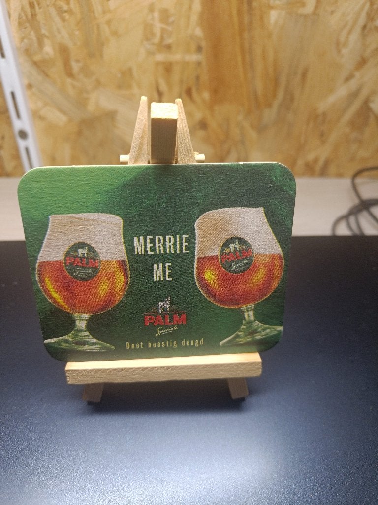 bierviltje palm recto verso, Collections, Enlèvement ou Envoi, Neuf, Sous-bock, Palm