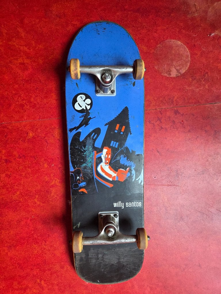 Willy Santos 'Scary Dreams' original, 1991, Enlèvement, Utilisé, Skateboard