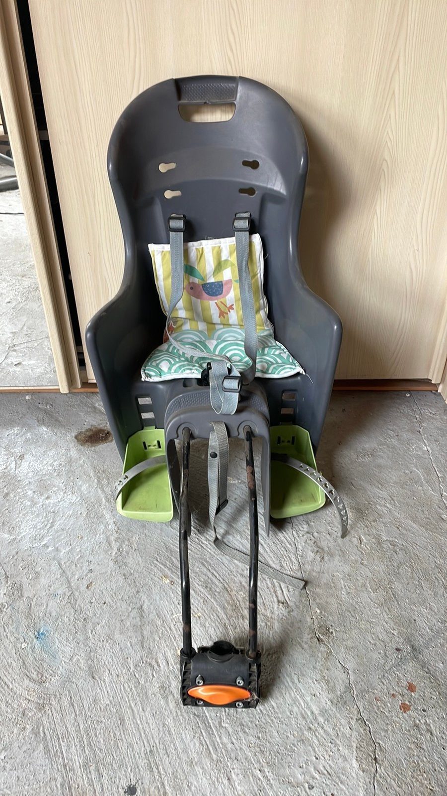 Siège de vélo Polisport, Enlèvement, Utilisé, Siège arrière, Repose-pieds