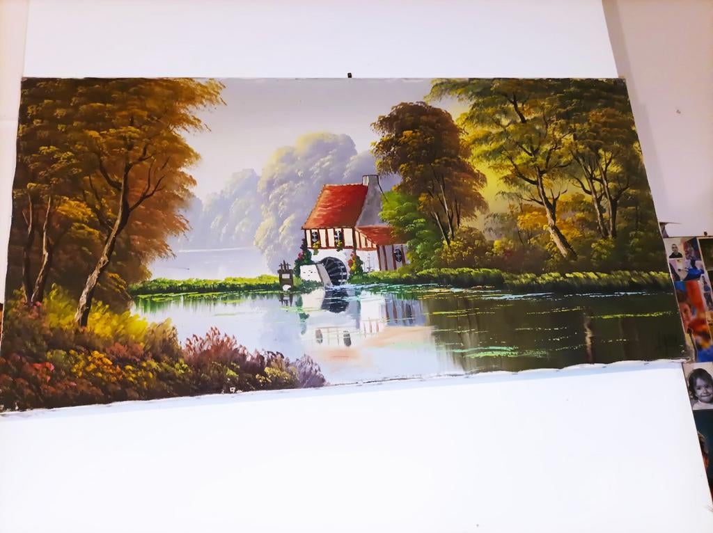 Uniek schilderij gedateerd en gesigneerd door de kunstenaar, Ophalen of Verzenden