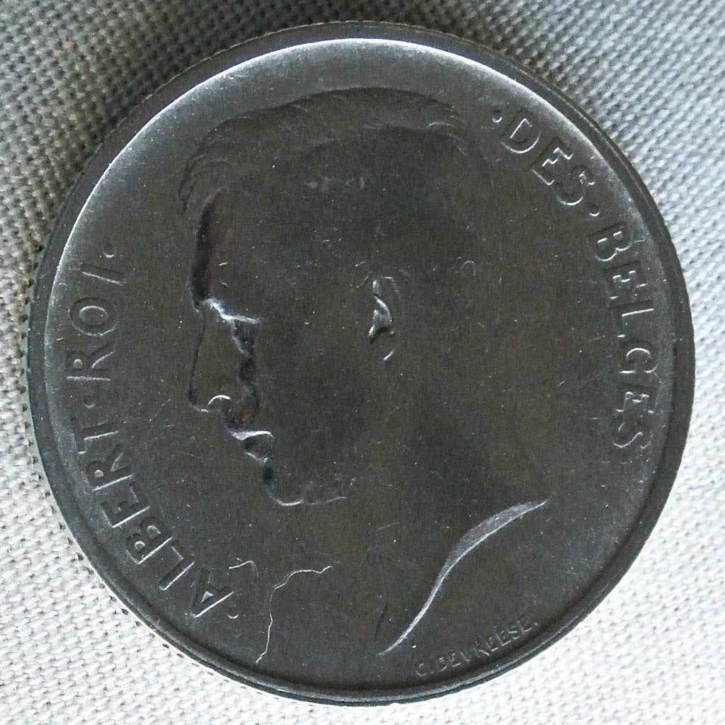 2fr ROI ALBERT I 1910 ARGENT (texte français), Enlèvement ou Envoi, Monnaie en vrac, Argent, Argent