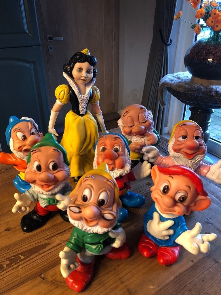 Sneeuwwitje 7 dwergen, Ophalen of Verzenden, Zo goed als nieuw