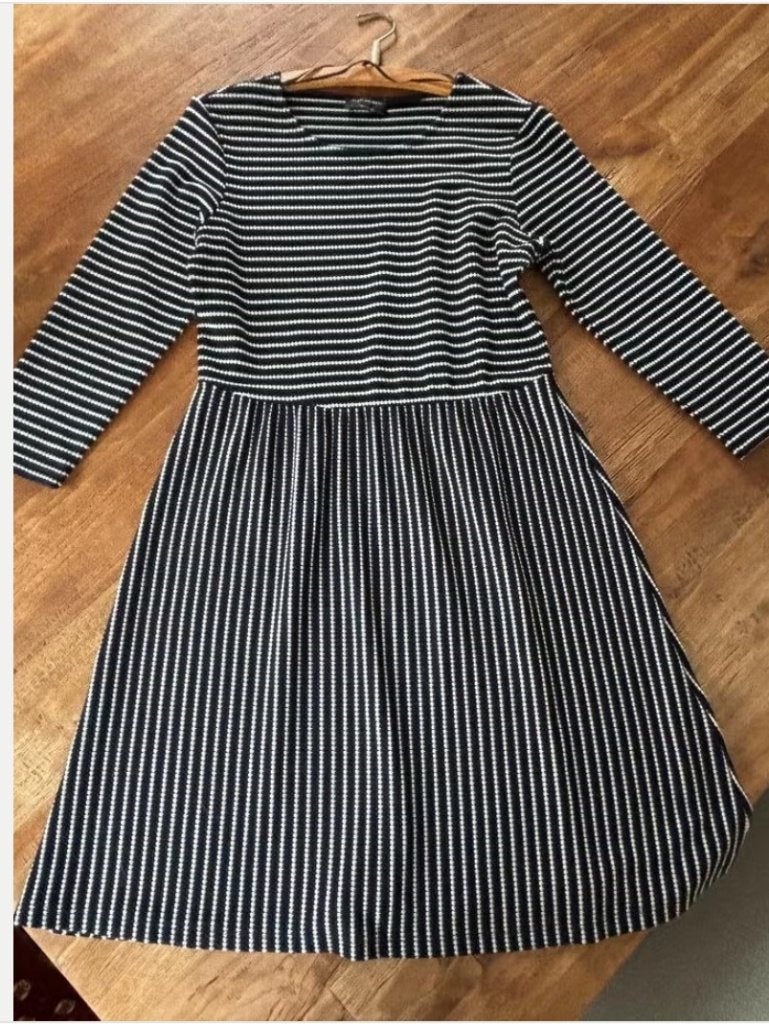 Jurk vintage maat S, Ophalen of Verzenden, Zo goed als nieuw, Maat 36 (S), Zwart