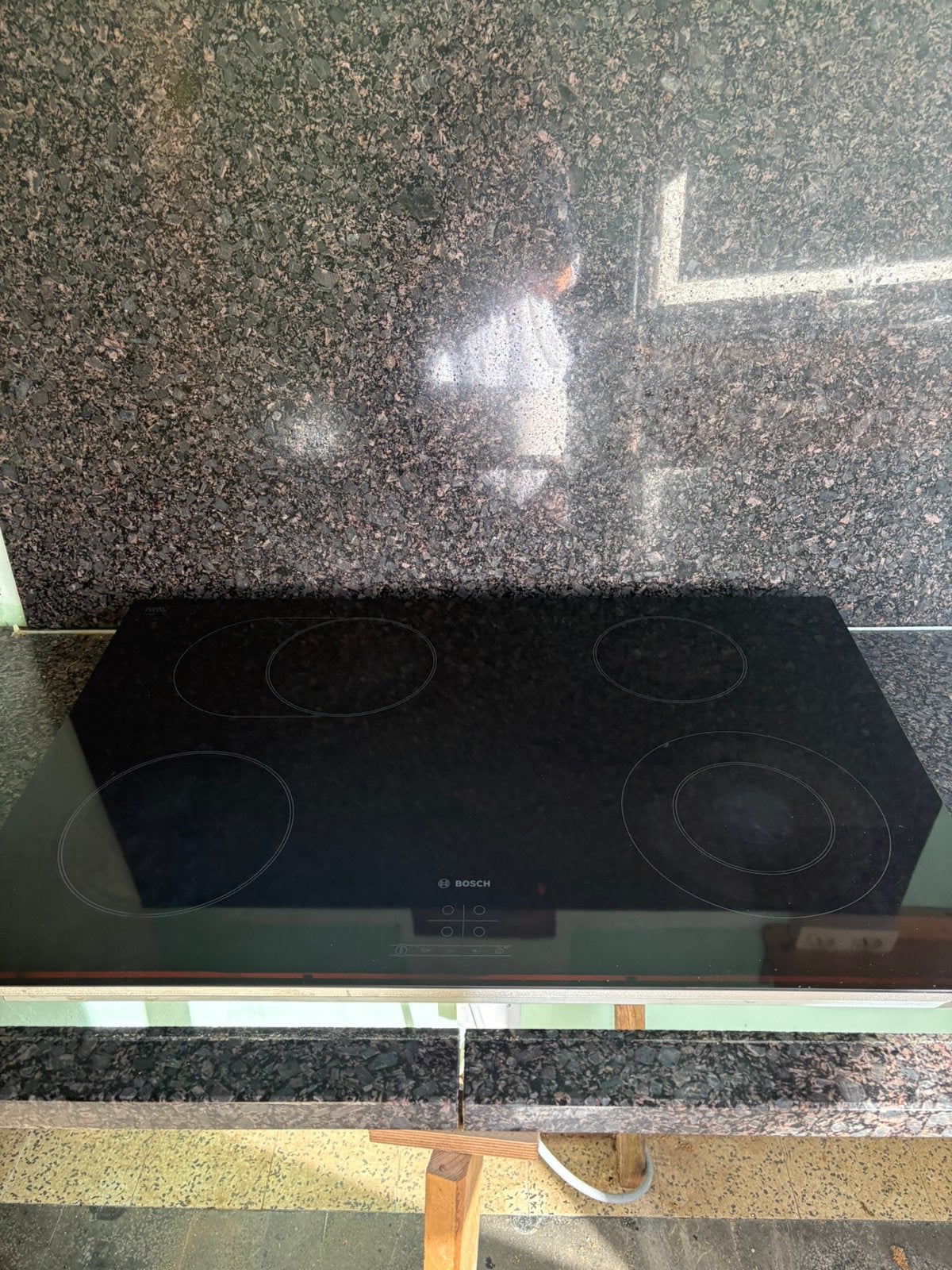 Bosch inductiekookplaat – 4 zones – inbouw, Elektronische apparatuur, Ophalen, Gebruikt, 4 kookzones, Inbouw