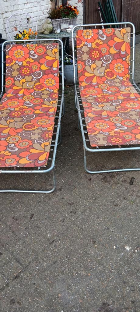 2 lits de camping vintage des années 1970, Enlèvement