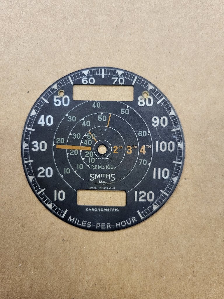 Wijzerplaat smiths chronometrische mijlenteller, origineel., Motos, Enlèvement ou Envoi, Utilisé