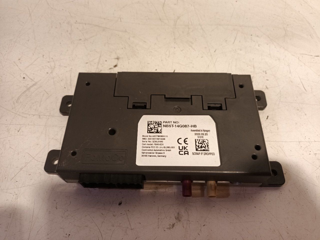 Bluetooth control module Ford Transit, Autos : Divers, Enlèvement ou Envoi, Van der Ven Autorecycling B.V., Onderdelen@venauto.nl