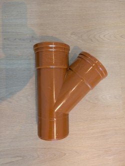Martens Y-stuk dia 110mm RB mof-mof-spie, Ophalen, Bochten, PVC, Nieuw