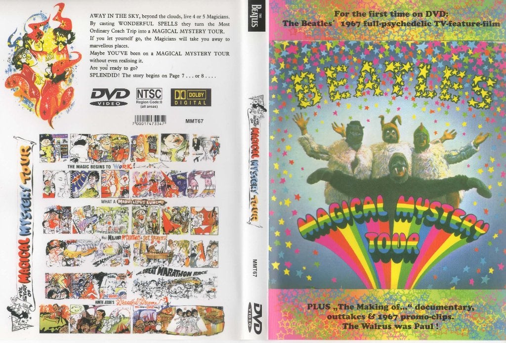 DVD - BEATLES - MAGICAL MYSTERY TOUR, Cd's en Dvd's, Verzenden, Alle leeftijden, Concert, Import