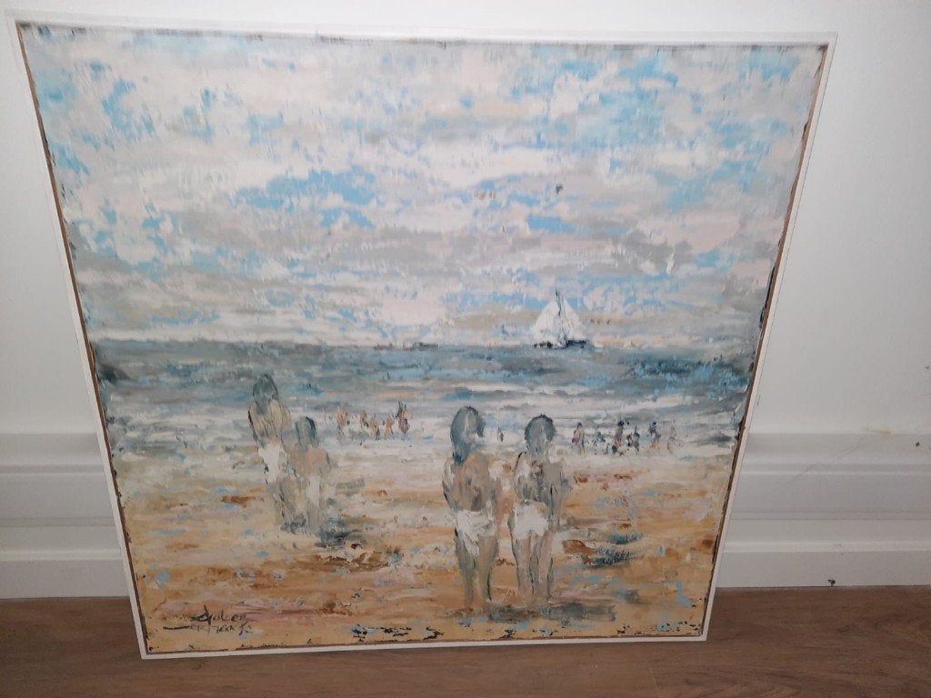 Een dagje aan het strand, Zandvoort, Antiek en Kunst, Ophalen