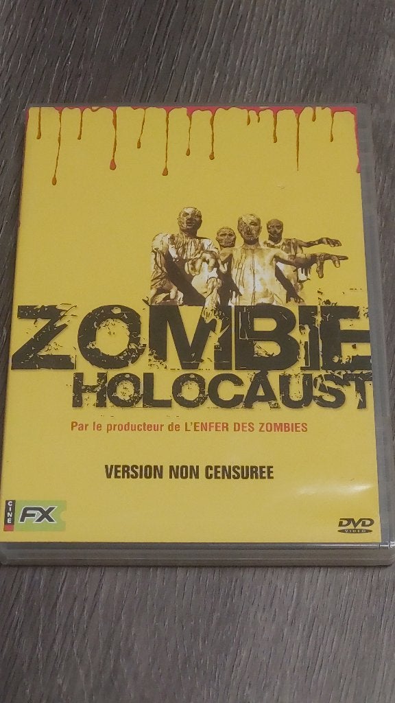 ZOMBIE HOLOCAUST DVD, CD & DVD, DVD | Horreur, Enlèvement ou Envoi, Vampires ou Zombies, Français, À partir de 16 ans