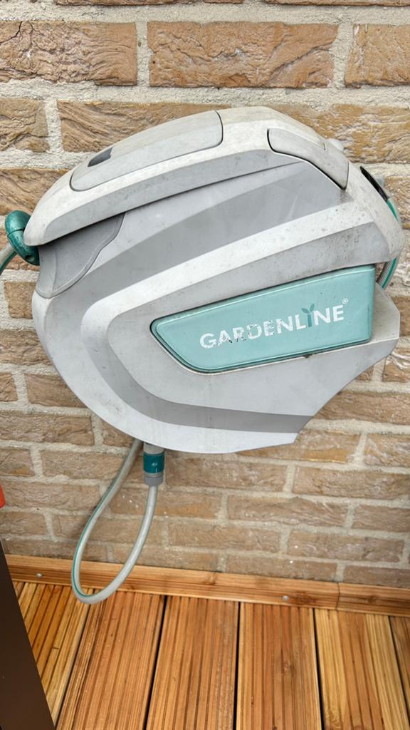 Haspel tuinslang, Tuin en Terras, Ophalen, Zo goed als nieuw, Tuinslang