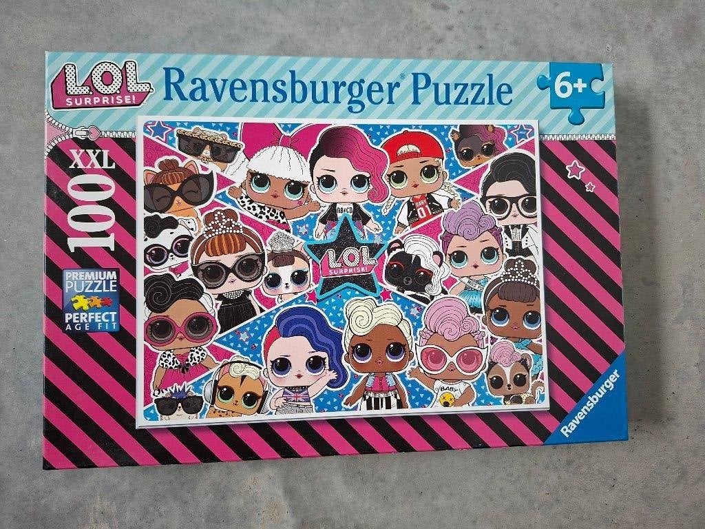 Lol kinderpuzzel 100 stuks, Kinderen en Baby's, Ophalen, Meer dan 50 stukjes, Zo goed als nieuw, 4 tot 6 jaar