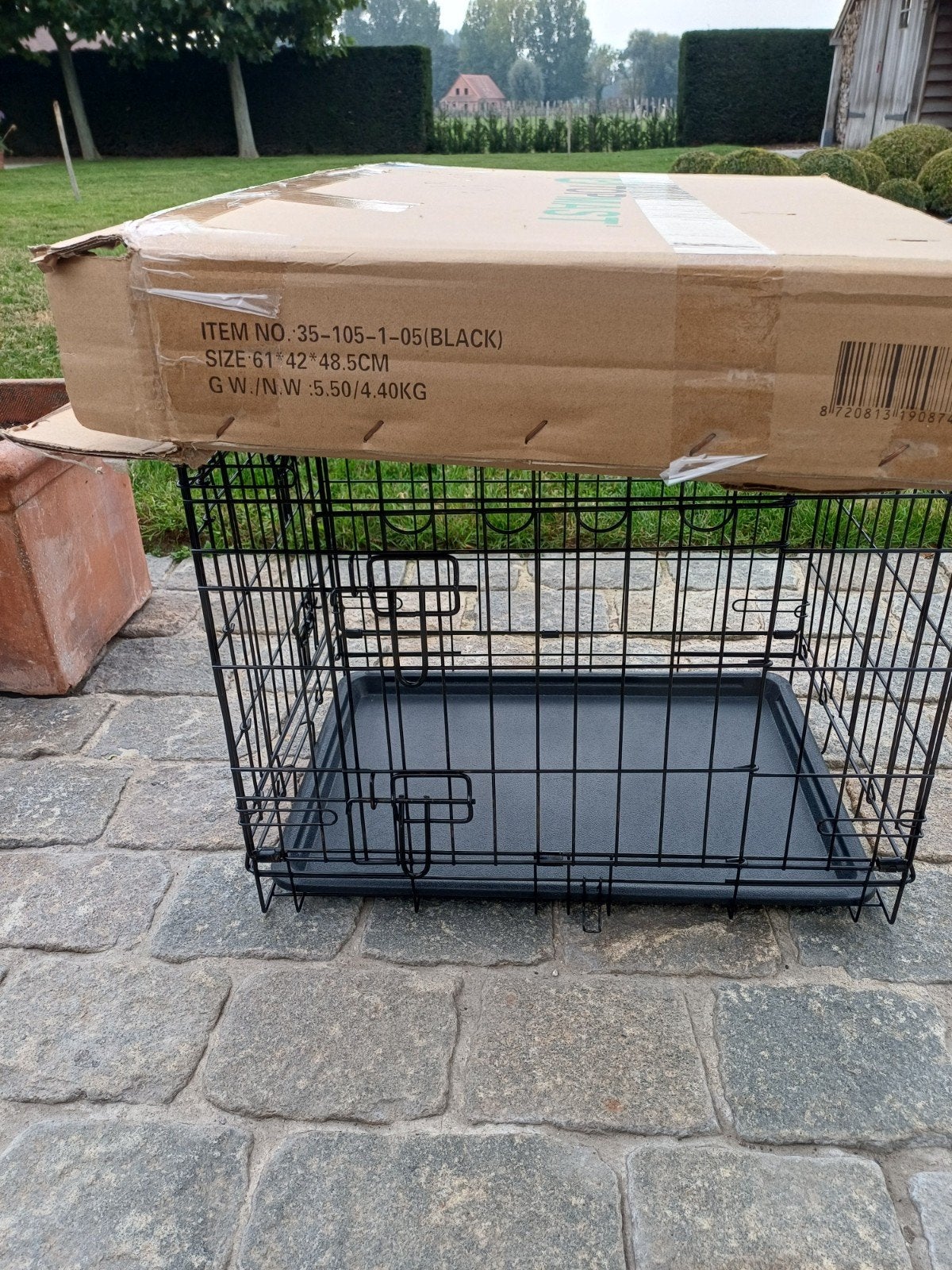 kleine zwarte bench, Dieren en Toebehoren, Ophalen, Nieuw