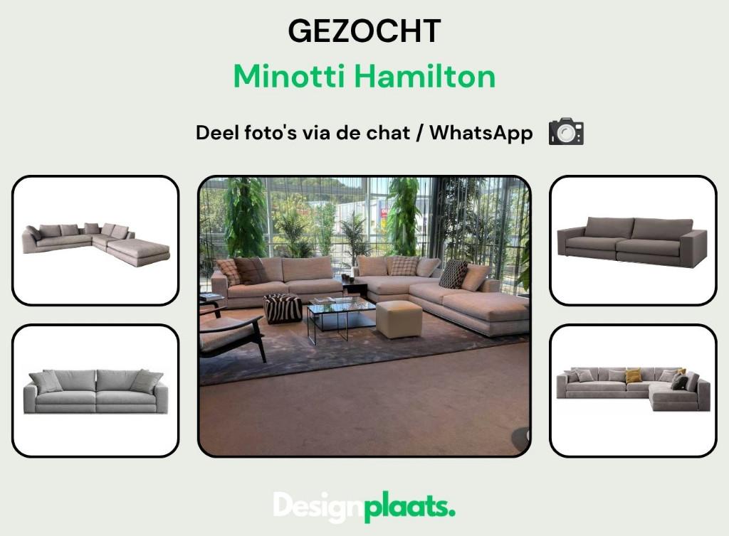 RECHERCHE: Minotti Hamilton — Achat immédiat, Enlèvement ou Envoi, Banc d'angle, Design Bankstellen Minotti
