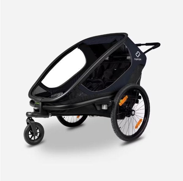 Remorque vélo enfants HAMAX, Vélos & Vélomoteurs, 20 à 40 kg, Enlèvement, Utilisé, Remorque pour enfant