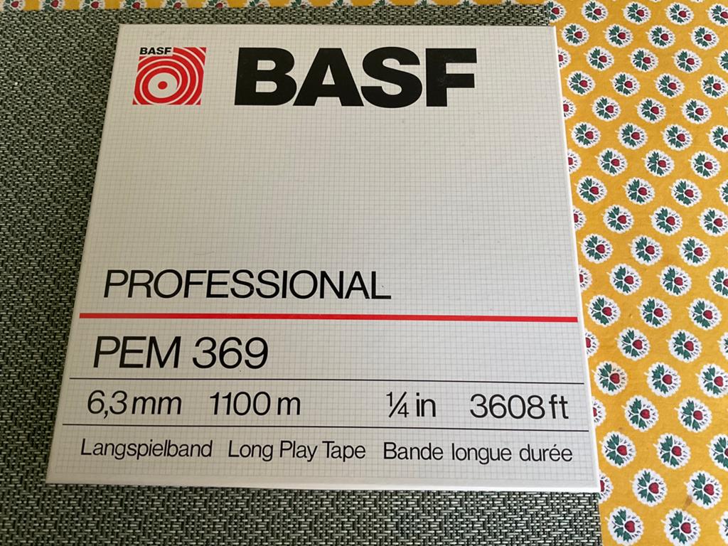 BASF PROFESSIONAL AUDIO TAPE PEM369 NOS, Ophalen