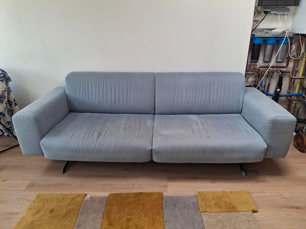 Blauwe driezit zetel Passe Partout, Huis en Inrichting, Ophalen