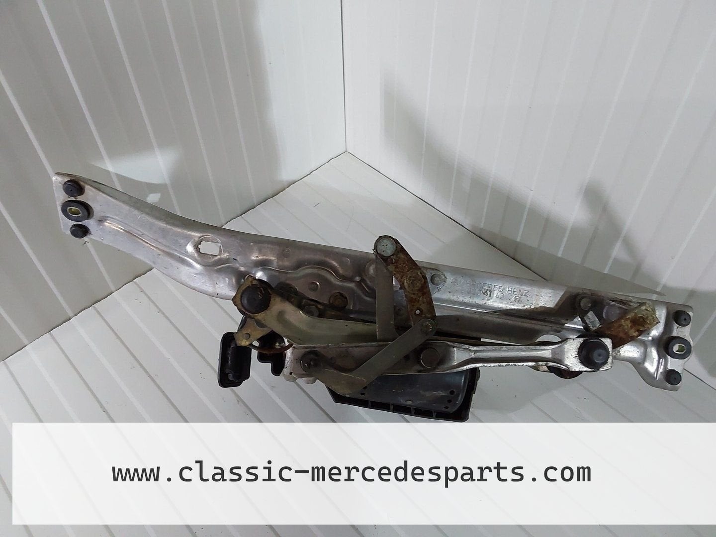 Ruitenwissermechanisme met motor Mercedes w126 1268204142, Utilisé, -, -, Enlèvement ou Envoi
