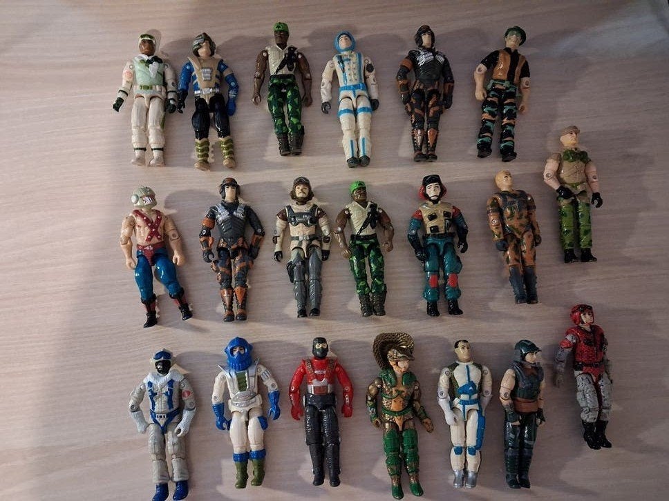 Figurines en vrac GI Joe 20 pièces, Enlèvement ou Envoi