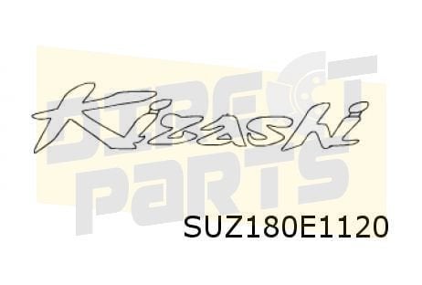 Suzuki Kizashi embleem tekst ''Kizashi'' op achterklep Origi, Auto-onderdelen, -, Verzenden, -, Nieuw