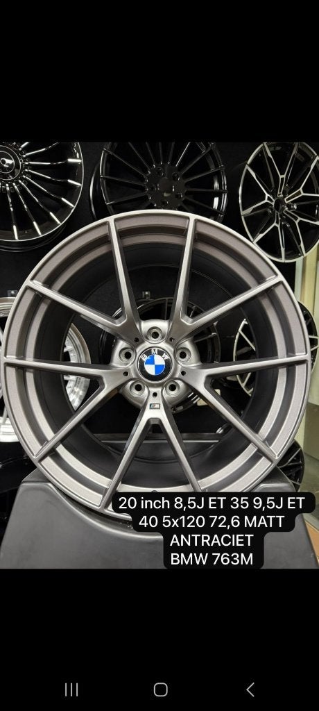 20 inch 5x120 replica style 763 bmw look, Neuf, Véhicule de tourisme, Autre, Enlèvement