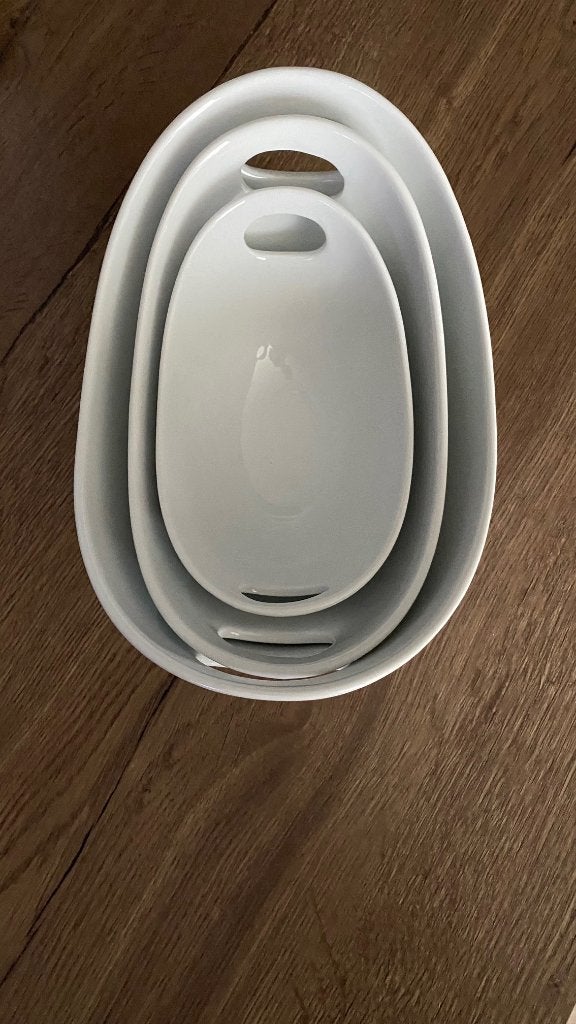3 design kommen porselein, Maison & Meubles, Cuisine | Vaisselle, Comme neuf, Enlèvement, Récipient(s), Porcelaine