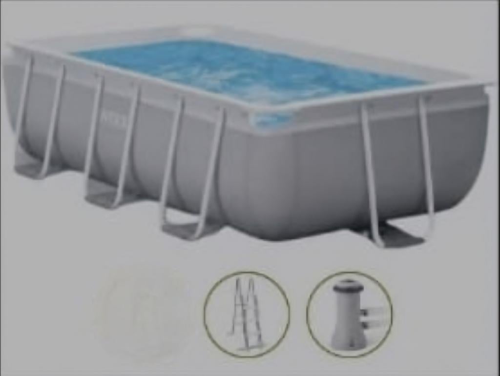 Intex perium pool afmetingen staan op de doos kijk foto's, Ophalen, Zo goed als nieuw, Rechthoekig, Opzetzwembad