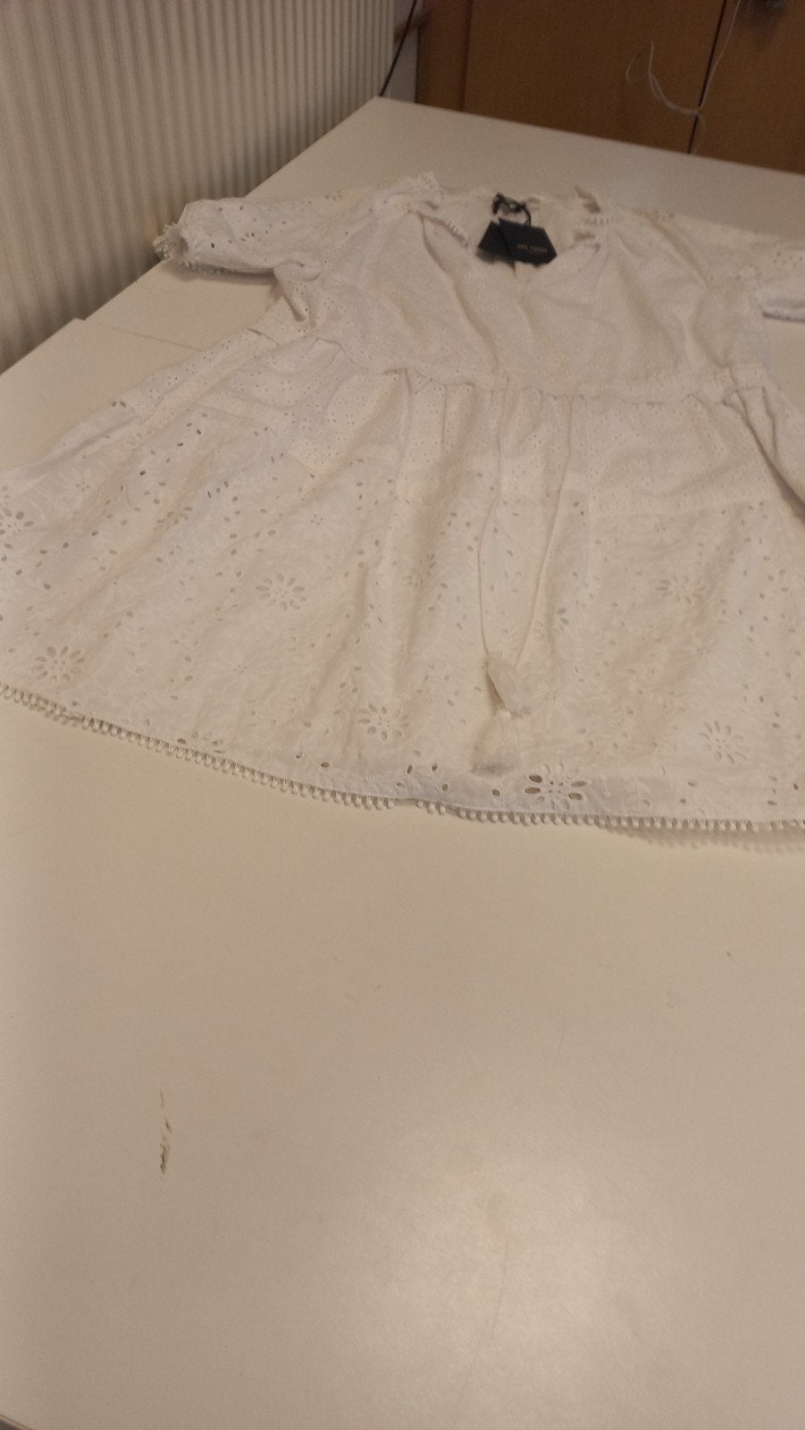Nieuwe witte zomerjurk 44 46, Kleding | Dames, Jurken, Ophalen of Verzenden