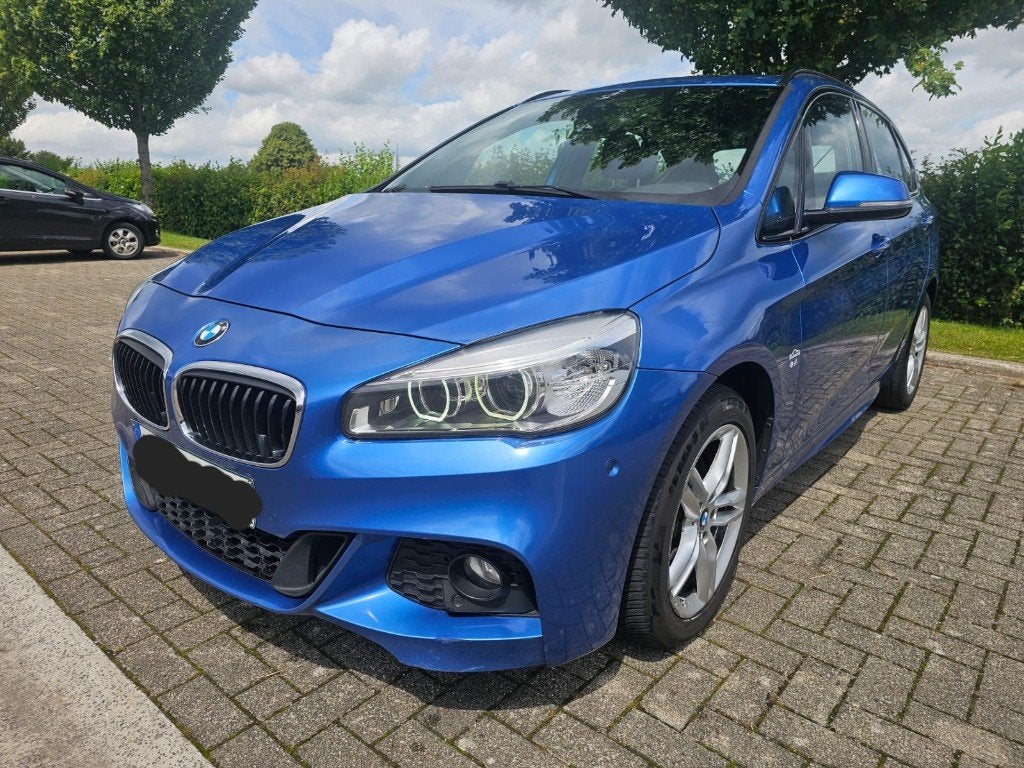 BMW 218d 136pk M-Pack(Bouw2016/234.000km)Automaat, Auto's, BMW, Monovolume, 4 cilinders, Blauw, Bedrijf