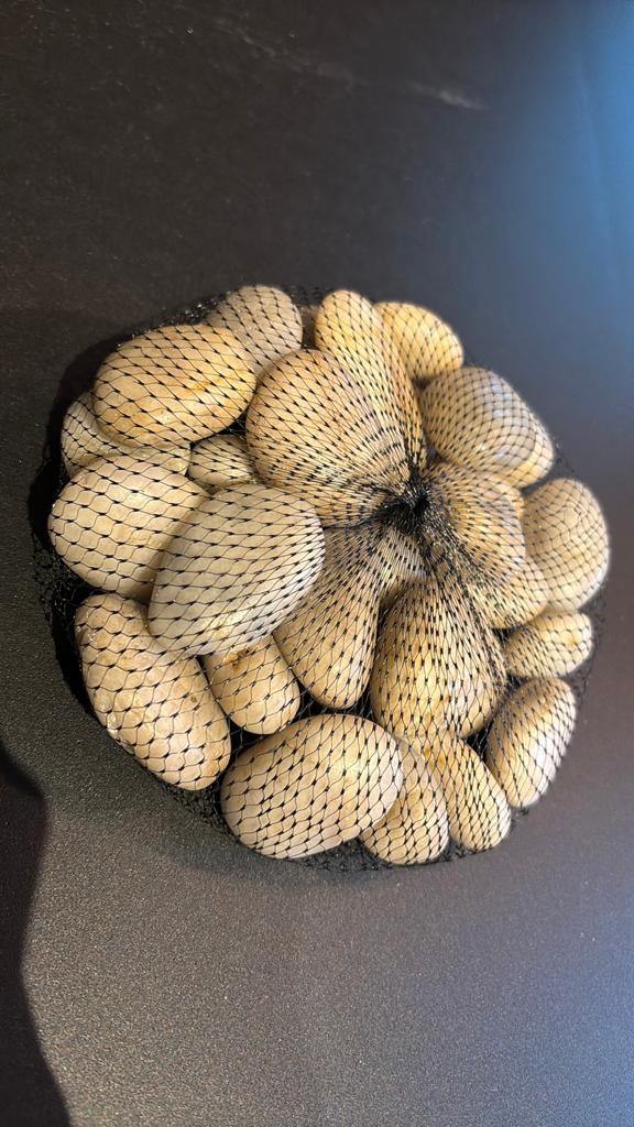 Zakje nieuwe beige decoratie marmer stenen, Huis en Inrichting, Ophalen, Nieuw