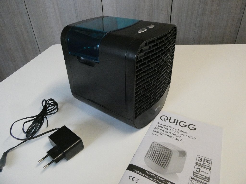 Mini refroidisseur d'air et ventilateur de climatisation, Enlèvement ou Envoi, Moins de 60 m³, Comme neuf, Ventilateur de Table ou au Sol