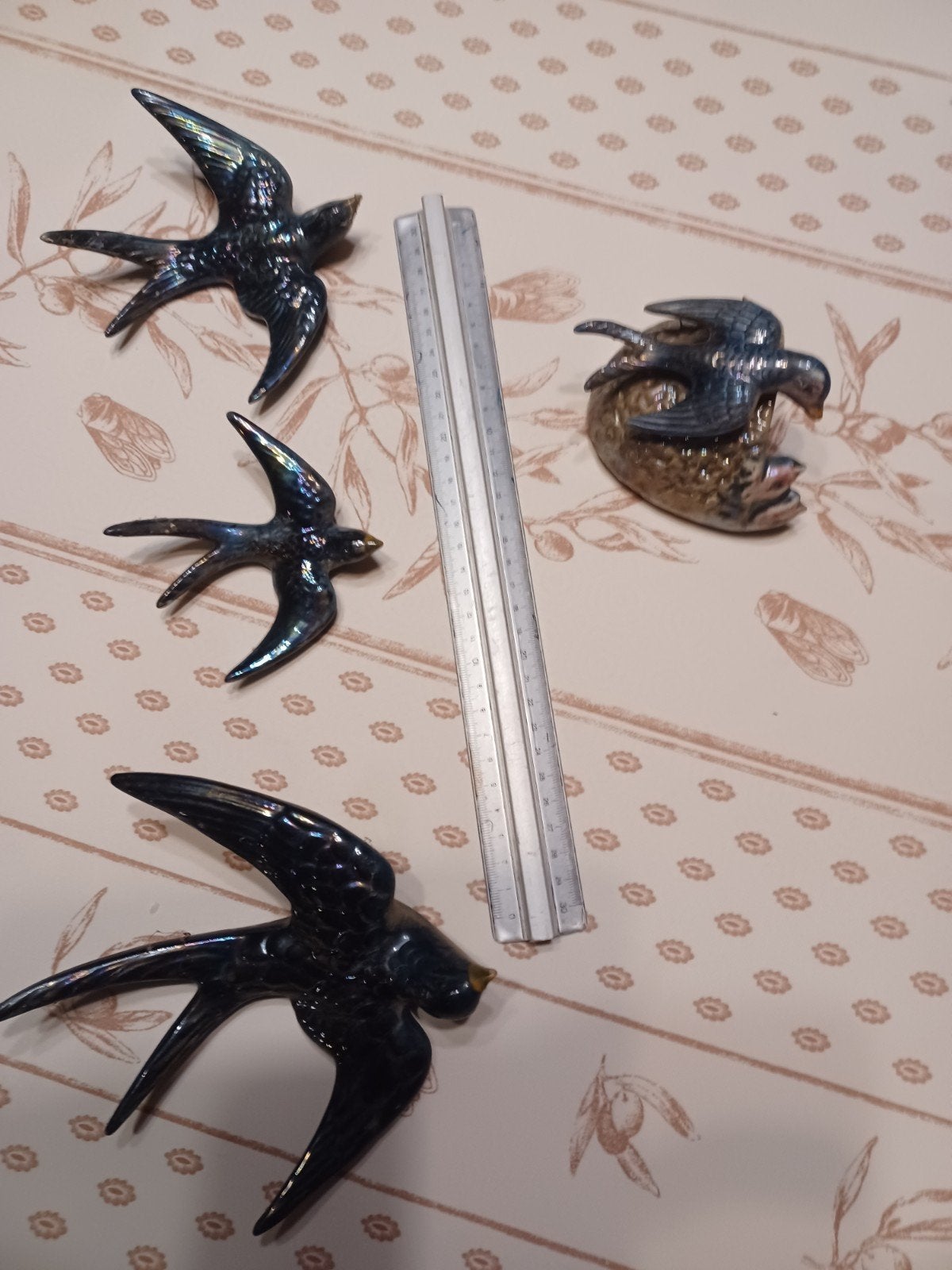 Keramische muurzwaluwen met nest, Animaux & Accessoires
