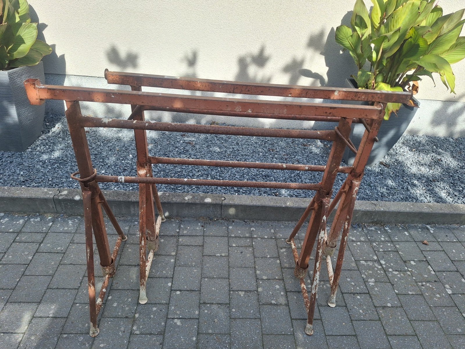 2 Bouwschragen ( bouwschraag ), Ophalen of Verzenden