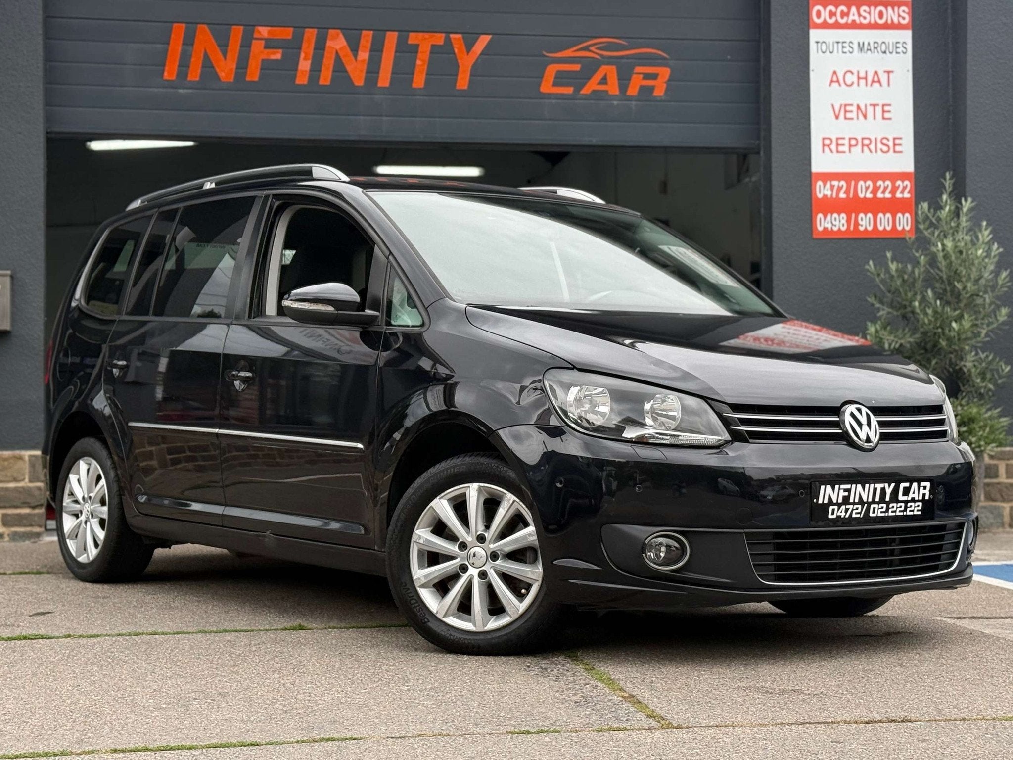 Volkswagen Touran Touran 2.0 CR TDi Highline DSG (bj 2011), Automaat, Volkswagen, Zwart, Diesel