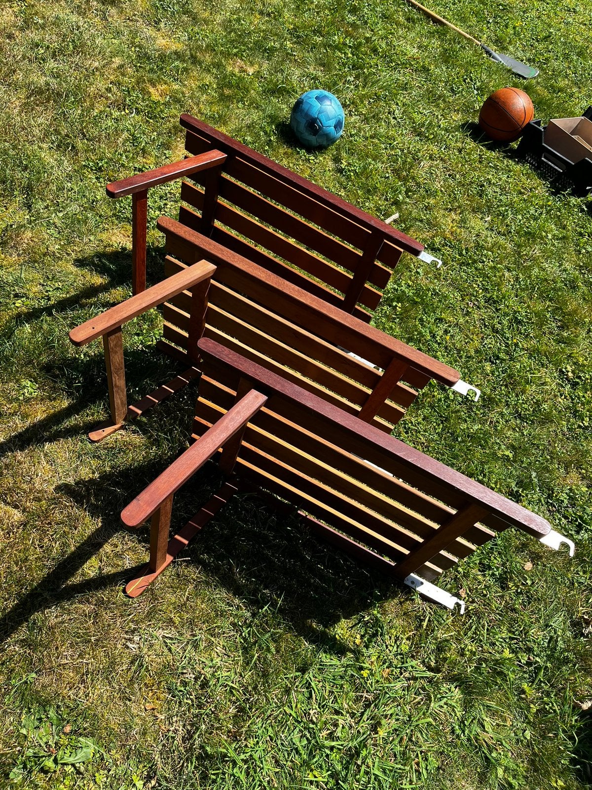 voetenbankjes voor strandstoelen, Tuin en Terras, Ligbedden, Ophalen, Zo goed als nieuw
