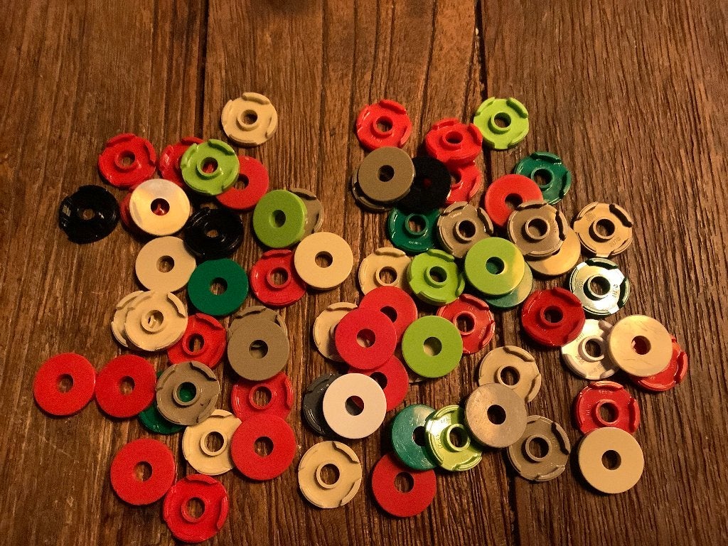 Lego tegel, Round 2 x 2 with Hole 70 st / 119-80, Enlèvement ou Envoi, Comme neuf, Briques en vrac, Lego