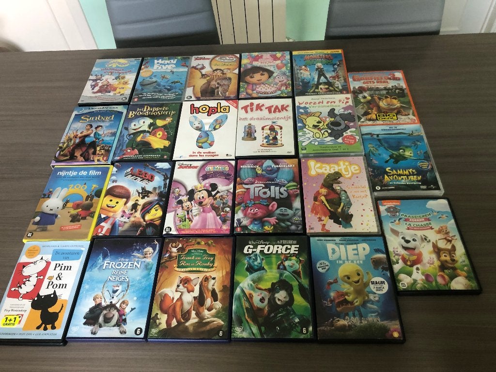 Kinderfilms (23dvd’s), Ophalen of Verzenden, Gebruikt