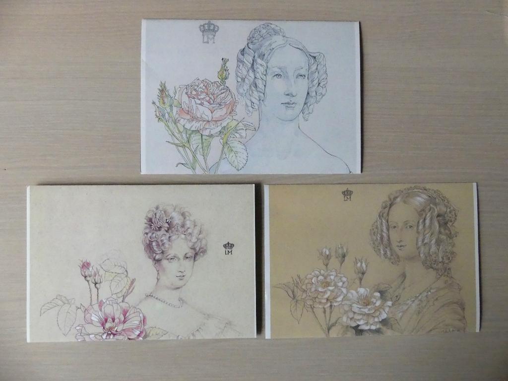 3 Pochettes thématiques Roses -  Pierre-Joseph Redouté, Enlèvement ou Envoi