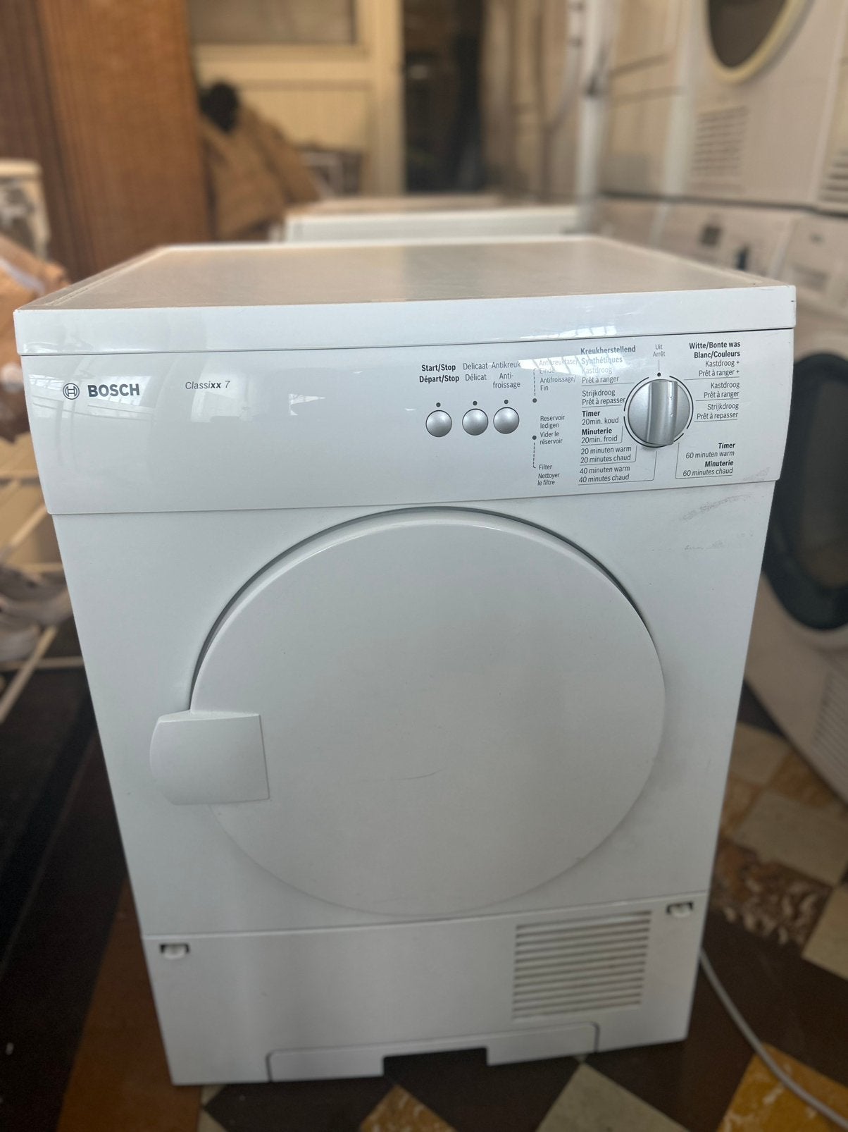 Sèche-linge Bosch Classixx 7 kg, Ophalen of Verzenden, Zo goed als nieuw