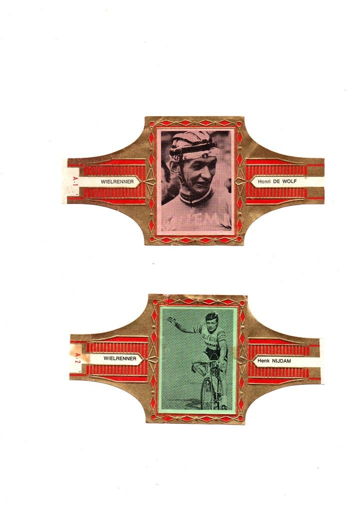 SIGARENBANDEN WIELRENNERS, Ophalen of Verzenden, Zo goed als nieuw, Sigarenbandjes