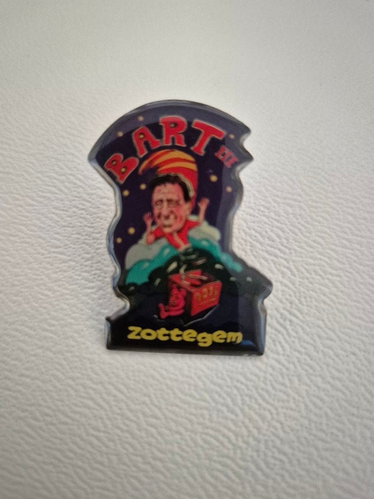 Carnaval pin Zottegem Prins Bart III, Verzamelen, Speldjes, Pins en Buttons, Ophalen of Verzenden