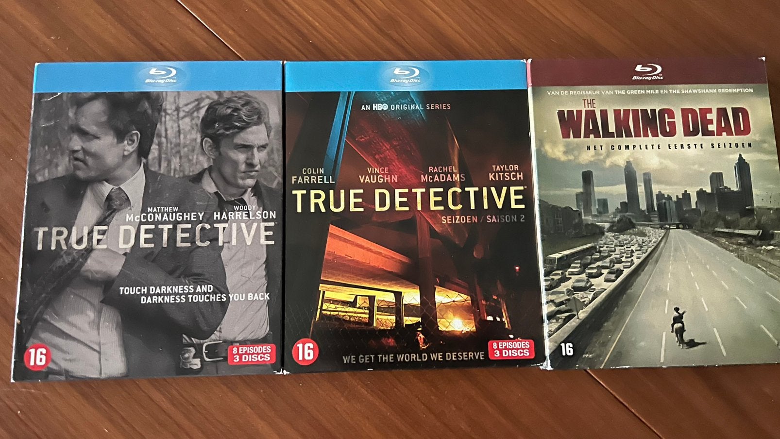 True Detective en The walking Dead bluray boxen, Ophalen, Zo goed als nieuw
