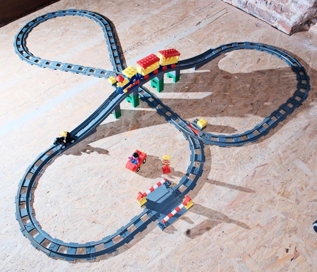 Légo Duplo - grand train, Enfants & Bébés, Jouets | Duplo & Lego, Enlèvement ou Envoi, Ensemble complet, Duplo, Instructions incluses