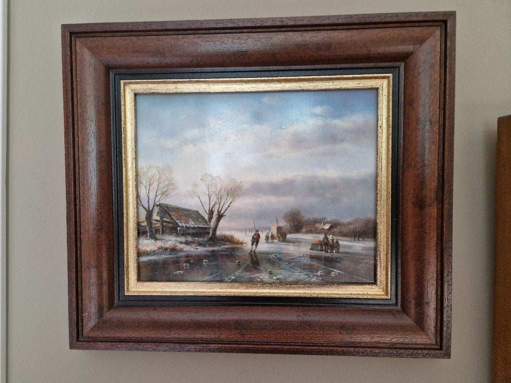 olieverf op paneel 3O X 40, Ophalen of Verzenden, Olieverf, Paneel