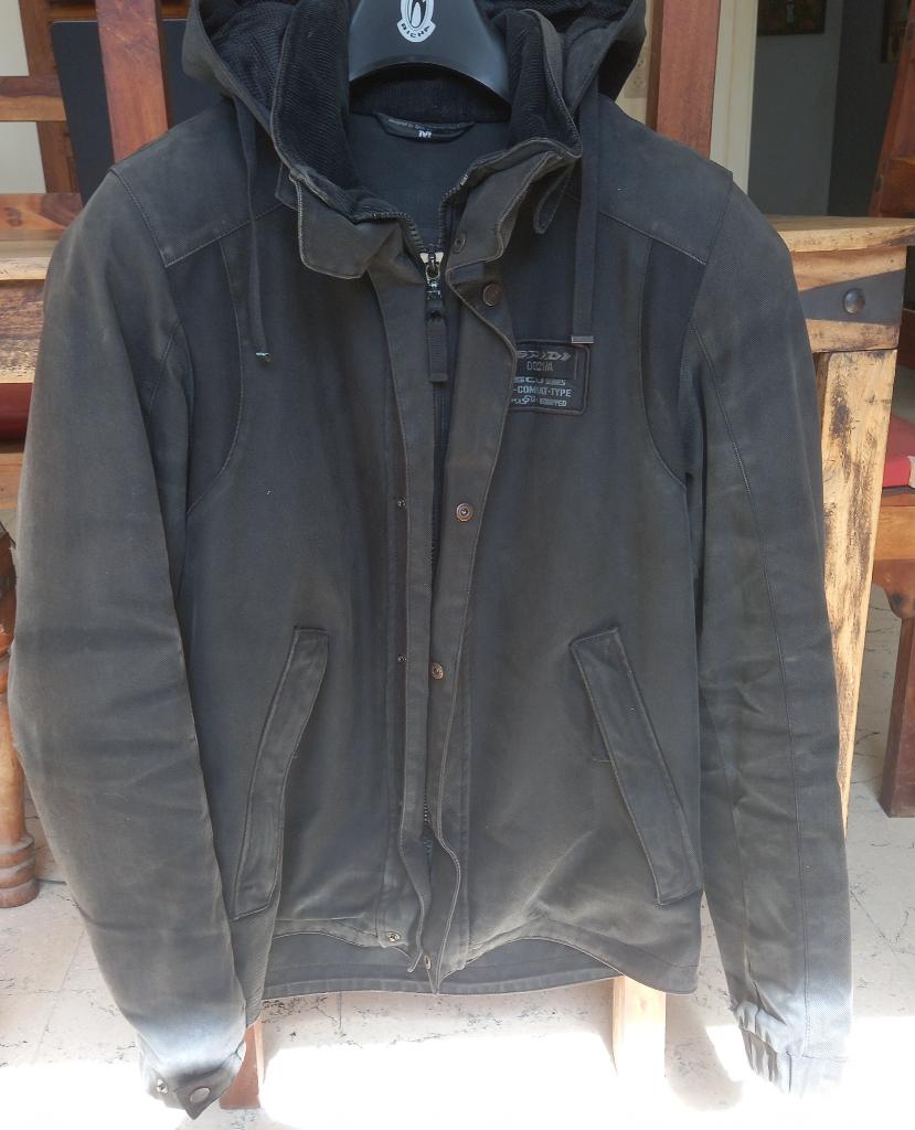 Veste SPIDI taille M protections CE, capuche et gilet, Motoren, Kleding | Motorkleding, Ophalen of Verzenden, Tweedehands, Jas | textiel