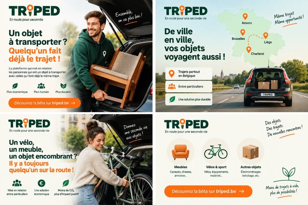 Transport d'objets et de meubles en Belgique