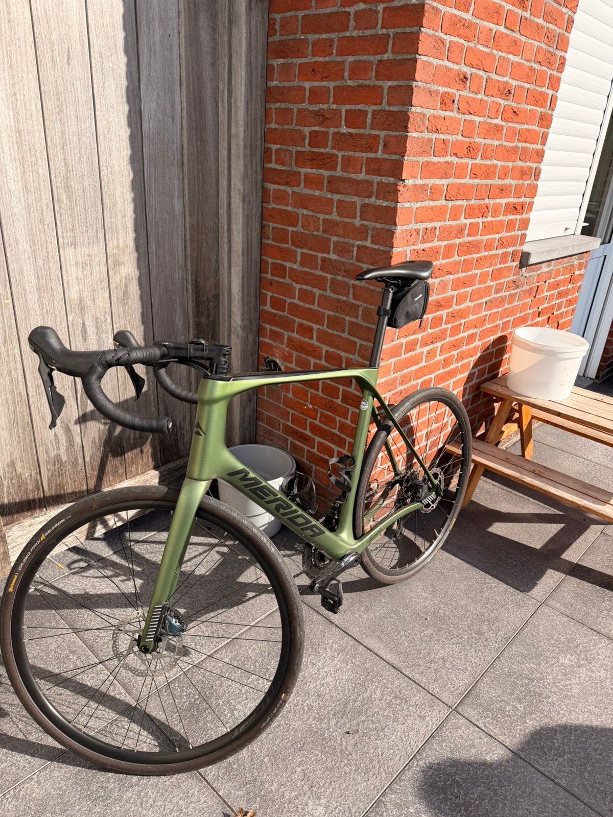 Racefiets Merida scultura endurance 5000, Fietsen en Brommers, Gebruikt, Carbon, Heren, Meer dan 20 versnellingen